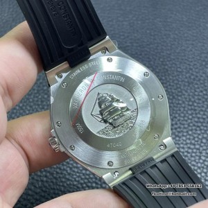 Overseas 47040 42mm SS Rubber Black Dial MKSF MY9019 - Image 7