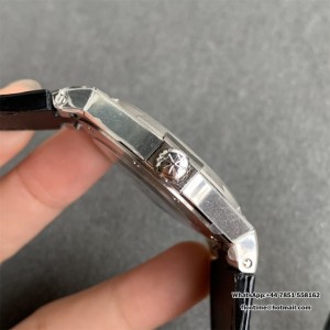 Overseas 47040 42mm SS Leather White Dial MKSF MY9019 - Image 6