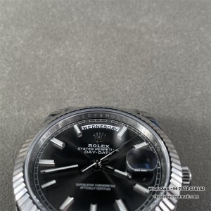 DayDate 40 228239 VSF 1:1 Best Edition Grey Dial on President Bracelet VS3255 V2(Gain Weight) - Image 2