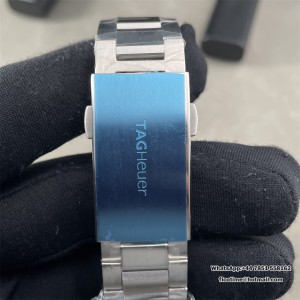 Aquaracer 41mm OF 1:1 Best Edition Black Dial on SS Bracelet Quart - Image 6