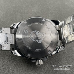 Aquaracer 41mm OF 1:1 Best Edition Black Dial on SS Bracelet Quart - Image 8