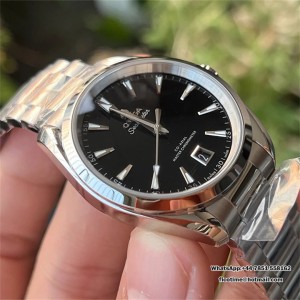 Aqua Terra 150M 38mm VSF 1:1 Best Edition Black Dial on SS Bracelet VS8800 Super Clone - Image 5