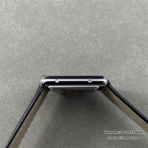 F1F Tank Must 29.5*22 White Dial Black Leather Strap Swiss Quartz - Image 7