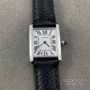 F1F Tank Must 29.5*22 White Dial Black Leather Strap Swiss Quartz - Image 8