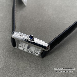 F1F Tank Must 29.5*22 White Dial Black Leather Strap Swiss Quartz - Image 9