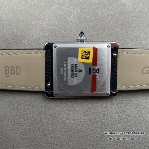 F1F Tank Must 33.7*25.5 White Dial Black Leather Strap Swiss Quartz - Image 6