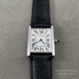 F1F Tank Must 33.7*25.5 White Dial Black Leather Strap Swiss Quartz - Image 8