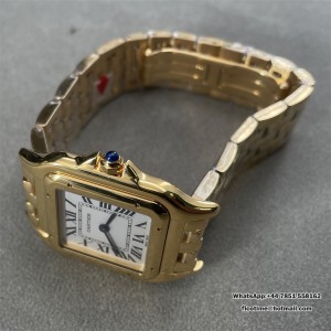 BVF Swiss Quartz PANTHERE 31mm YG White Dial YG Bracelet - Image 3