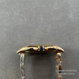 BVF Swiss Quartz PANTHERE 31mm YG White Dial YG Bracelet - Image 4