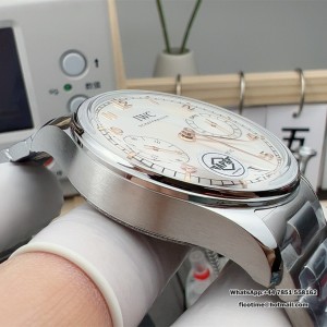 Portugieser Auto 42mm SS/LE Wht/RG-Num APSF A52010 - Image 4