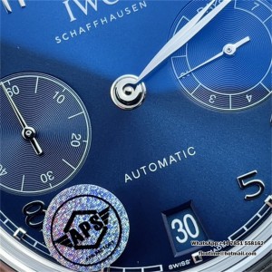 Portugieser IW501704 42mm SS APSF 1:1 Best Edition Blue Dial on SS Bracelet A52010 - Image 4