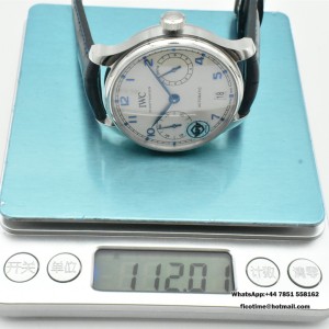 Portugieser Auto 7 Days SS/LE Wht/B-Num APSF A52010 - Image 7