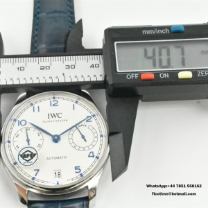Portugieser Auto 7 Days SS/LE Wht/B-Num APSF A52010 - Image 9