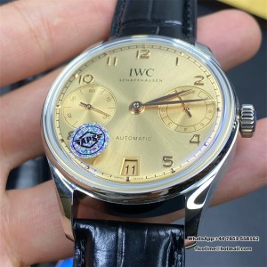 Portugieser IW501705 42mm SS APSF 1:1 Best Edition YG Dial On SS Bracelet A52010 - Image 3