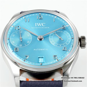 Portugieser Auto 7 Days SS/LE L-Blue/Num APSF A52010 - Image 9