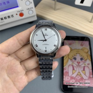 De Ville Prestige SS VSF 1:1 Best Edition White Dial on SS Bracelet A8800 - Image 3