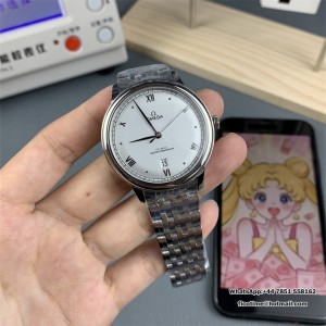 De Ville Prestige SS VSF 1:1 Best Edition White Dial on SS Bracelet A8800 - Image 7