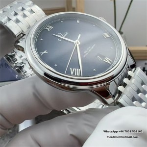 De Ville Date SS VSF 1:1 Best Edition Blue Dial on SS Bracelet A8800 - Image 2