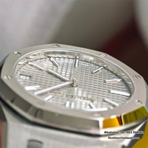 Royal Oak 41mm 15510 SS TOPF 1:1 Best Edition Gray Dial on SS Bracelet DD4302 Super Clone - Image 3