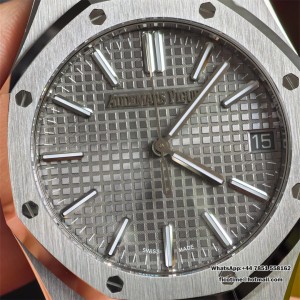 Royal Oak 41mm 15510 SS TOPF 1:1 Best Edition Gray Dial on SS Bracelet DD4302 Super Clone - Image 9