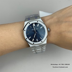 VSF DD4302 Royal Oak 41mm 15500 Blue Dial SS Bracelet - Image 4