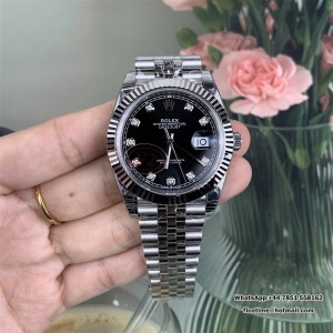 DateJust 41 126334 904L SS VSF 1:1 Best Edition Black Dial Diamond Marker On Jubilee Bracelet DD3235 - Image 4
