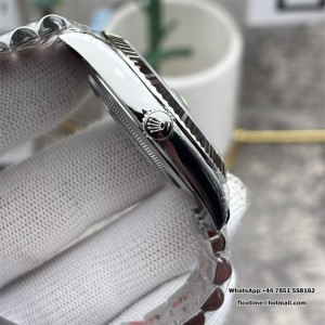 DateJust 41 126334 904L SS VF 1:1 Best Edition Gray Dial Diamond Marker On Jubilee Bracelet DD3235 - Image 8