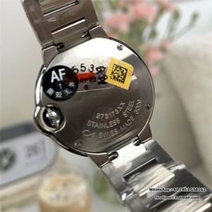 Ballon Bleu Ladies 28mm SS AF 1:1 Best Edition White Dial on SS Bracelet Ronda Quartz - Image 5