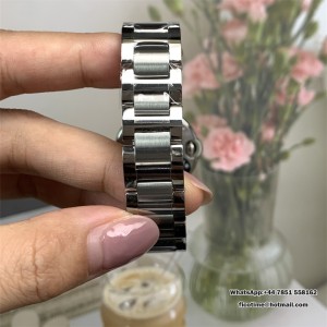 Ballon Bleu Ladies 28mm SS AF 1:1 Best Edition White Dial on SS Bracelet Ronda Quartz - Image 9