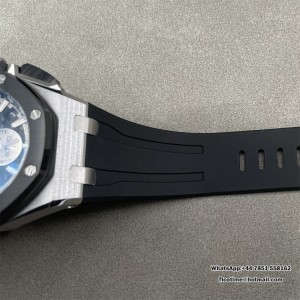 Royal Oak Offshore 26420 SS Ceramic Bezel APSF 1:1 Best Edition Black/Silver Dial on Black Rubber Strap SA4401 Super Clone - Image 4