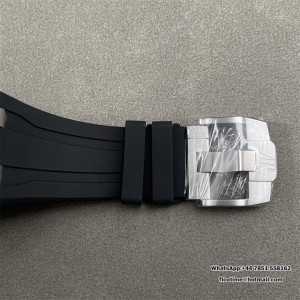 Royal Oak Offshore 26420 SS Ceramic Bezel APSF 1:1 Best Edition Black/Silver Dial on Black Rubber Strap SA4401 Super Clone - Image 5