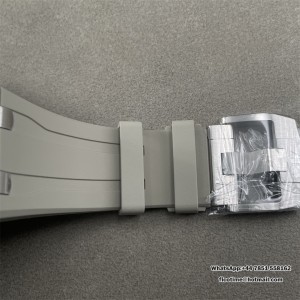 Royal Oak Offshore 26420 SS Ceramic Bezel APSF 1:1 Best Edition Smoked Dial on Gray Rubber Strap SA4401 Super Clone - Image 5