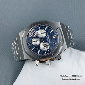 Royal Oak Chrono 26331 SS APSF 1:1 Best Edition Blue/White Dial on SS Bracelet A2385 - Image 7
