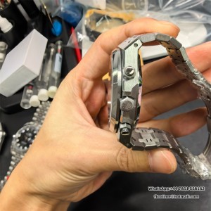 Royal Oak Chrono 26240 SS V2 APSF 1:1 Best Edition Silver Dial on SS Bracelet SA4401 Super Clone (Free Sprung) - Image 5