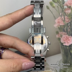 Royal Oak Chrono 26240 SS V2 APSF 1:1 Best Edition Black Dial on SS Bracelet SA4401 Super Clone (Free Sprung) - Image 3