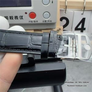 Portugieser Chrono IW371604 APSF 1:1 Best Edtion White/YG Dial on Black Leather Strap DD69355 Super Clone - Image 4