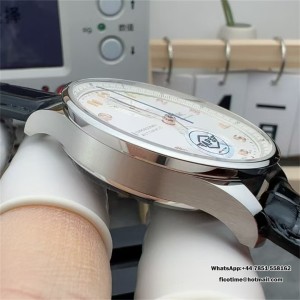 Portugieser Chrono IW371604 APSF 1:1 Best Edtion White/YG Dial on Black Leather Strap DD69355 Super Clone - Image 5