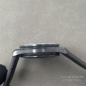 Speedmaster SMF 1:1 Best Edition Black Dial On Black Nylon Strap A3861 - Image 7