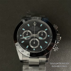 Daytona 116520 904L SS VF 1:1 Best Edition Black Dial On 904L SS Bracelet DD4130 - Image 9