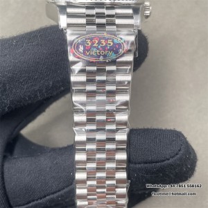 DateJust 36 126234 904L SS VF 1:1 Best Edition Gray Dial Green Roman on Jubilee Bracelet DD3235 - Image 5