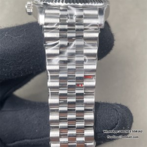 DateJust 36 126234 904L SS VF 1:1 Best Edition Gray Dial Green Roman on Jubilee Bracelet DD3235 - Image 6