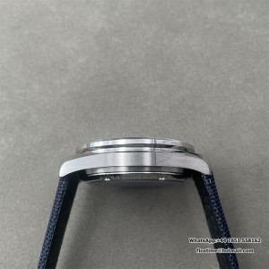 Speedmaster Professional Snoopy SS SMF 1:1 Best Edition Silver Dial Blue Marker On Blue Nylon Strap A3861(Free SS Bracelet) - Image 8