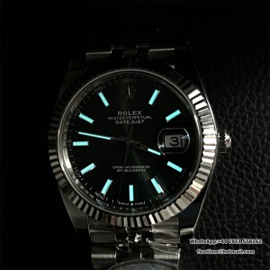 DateJust 41mm 126334 904L SS Clean Plus 1:1 Best Edition Green Dial Stick Marker On Jubilee Bracelet DD3235 - Image 8