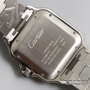 AF Santos 40mm XL Blue Dial MY9015 SS Bracelet - Image 7