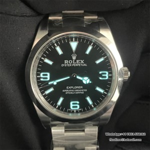 Explorer I 214270 39mm VF 1:1 Best Edition Black Dial on SS Bracelet DD3132 - Image 9