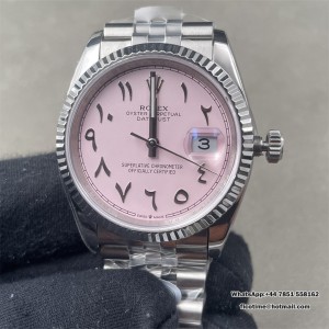 DJ2 36mm Jub Flt 904L SS/SS pink/Ara DIWF A3235 - Image 1