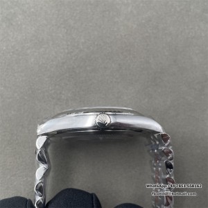 DateJust 41mm 126334 904 SS ARF 1:1 Best Edition Silver Dial Sticks Markers on Jubilee Bracelet DD3235 - Image 3