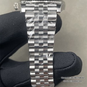 DateJust 41mm 126334 904 SS ARF 1:1 Best Edition Silver Dial Sticks Markers on Jubilee Bracelet DD3235 - Image 5