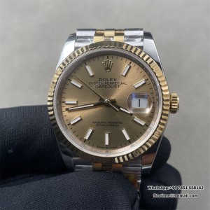 DateJust 36 126331 904L SS/YG ARF 1:1 Best Edition YG Stick Dial on Jubilee Bracelet DD3235 - Image 1