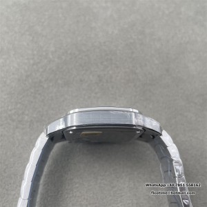 Santos de Cartier 27mm SS AF 1:1 Best Edition White Dial on SS SmartLinks Bracelet MIYOTA 9015 - Image 2